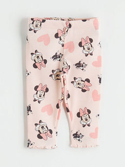 Minnie Mouse Bask?l? K?z Bebek Tayt