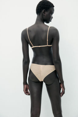 EMBROIDERED MESH BRIEFS - Zara фото 3