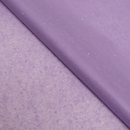 Бумага упаковочная тишью, «Конфетти», сиреневая, 50 см × 10 м