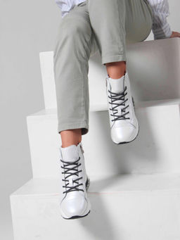 Ботинки 311.AVATARbl. Белый макс/Байка