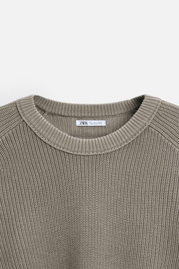TEXTURED RELAXED FIT SWEATER - Zara фото 8