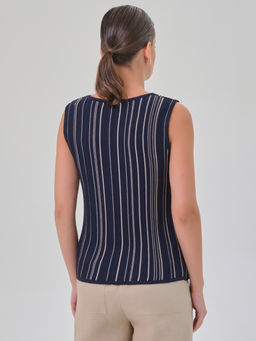 Блузка вязаная без рукавов - Stilla фото 10