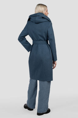 Пальто женское демисезонное (пояс) - El podio фото 4