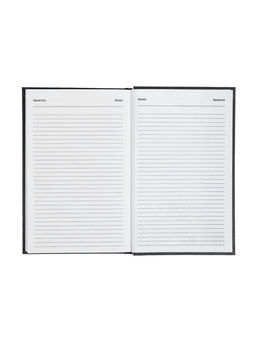 Ежедневник датированный Calligrata, А5, 2026, твёрдая обложка из бумвинила, 168 листов, чёрный