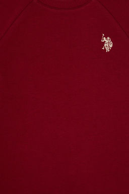 Erkek _ocuk Bordo Basic Sweatshirt Sepette S_rpriz _ndirim - U.s. polo assn фото 3