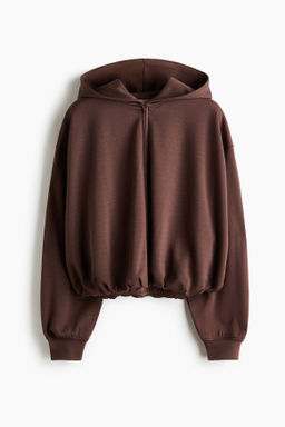 Chaqueta sudadera en mezcla de viscosa