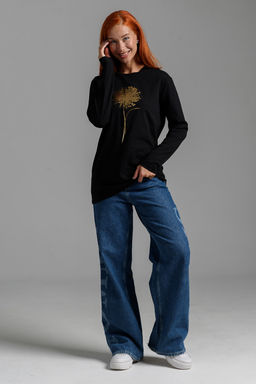 8519/1 Футболка с длинным рукавом женская