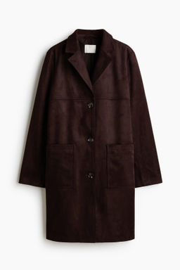 Knee-length coat