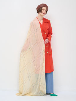 ЛЕН ВИСКОЗА Большой, легкий, красивый палантин - Tantino фото 4