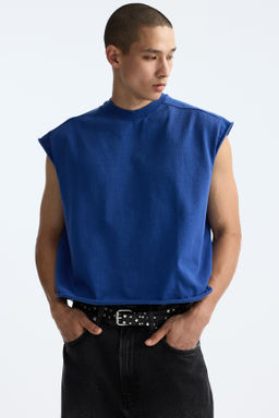 Camiseta sin mangas boxy Oversized Fit - H&m фото 7