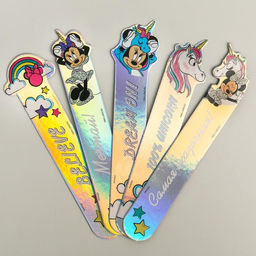 Закладки для книг, фигурные из картона, 5 шт. Мечтай, Минни Маус