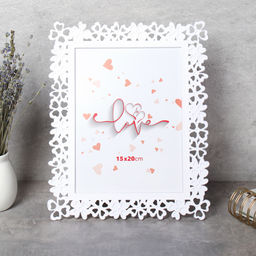 Фоторамка 15х20 белая / 062-3/1 /уп 96/ - Галеонтрейд фото 4