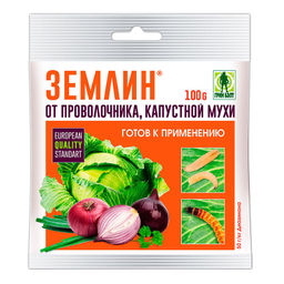Землин (100г) от проволочника, капустной, луковой мухи и др.почвообит.вредит.