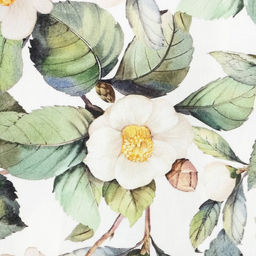 Скатерть «Этель» Camellia, 149×180 см, хлопок 100%, саржа 190 г/м²