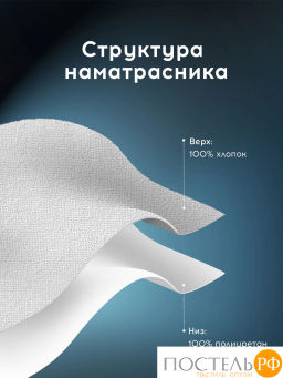 Наматрасник-чехол непромокаемый MEDSLEEP хл./полиуретан  фото 6