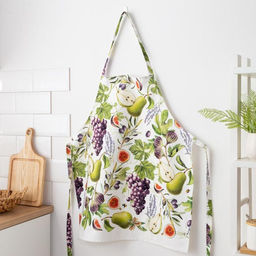 Фартук Этель Фруктовый сад 60х65см, 100% хлопок, саржа 190 г/м2  фото 3