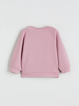 Bask?l? Soft Touch K?z ?ocuk Sweatshirt