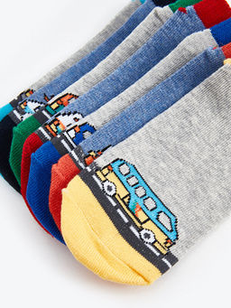 Desenli Erkek ?ocuk Patik ?orap 7li