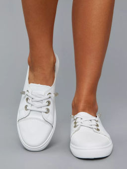 Кеды жен., белый, фурн., н/к