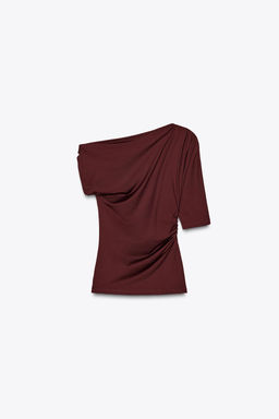 ASYMMETRIC POLYAMIDE TOP - Zara фото 29