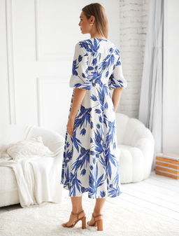 VILATTE / Платье из вискозы с лиоцеллом  фото 4