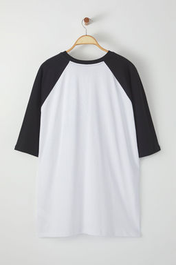 TRENDYOL MAN Buyuk Beden Siyah Oversize/Genis Kesim %100 Pamuklu T-Shirt TMNSS25BF00007 - Trendyolmilla фото 3