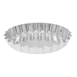 Цена за 2 шт. Форма для выпечки, d=27 см, h=4 см, жесть, серебристая