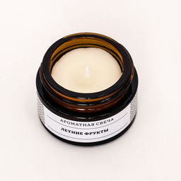 Ароматическая свеча в банке «Летние фрукты», соевый воск, 12 г