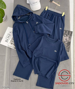 Костюм женский тройка с капюшоном - Bruno фото 5