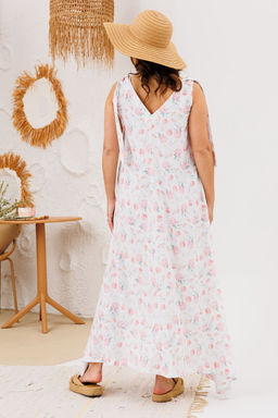 Костюм INVITE 6094 голубой джин+принт