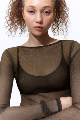 Vestido ajustado con brillo - H&m фото 5