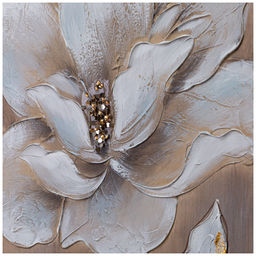 КАРТИНА ЗОЛОТОЙ ЦВЕТОК 40Х80Х3 СМ - Bronco фото 4