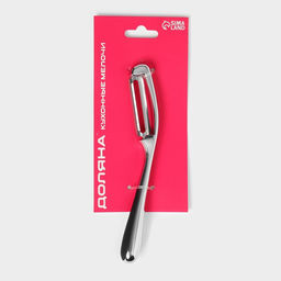 Овощечистка Доляна «Идея» нержавеющая сталь, цвет чёрный