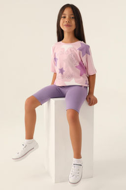 Пижамный комплект пудрово-розового цвета для девочки - U.s. polo assn фото 7