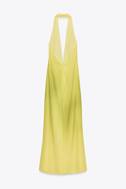 LONG PRINTED KNOT DRESS - Zara фото 8
