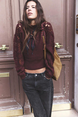 CROCHET KNIT SWEATER