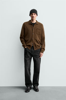 KNIT WOOL - ALPACA ORIGINS OVERSHIRT - Zara фото 9