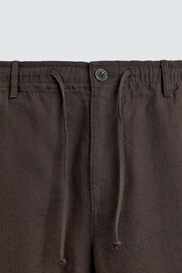 PANTAL?N RELAXED FIT ALGOD?N - LINO / Crudo - Zara фото 9