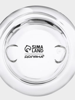 Стакан с двойными стенкам Доляна «Феликс», 250 мл, 9.3×9 см, стекло, прозрачный