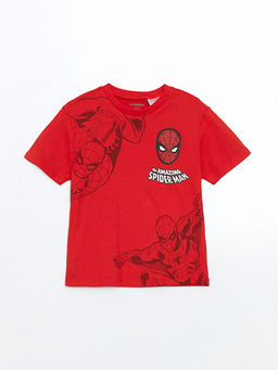 Spider- Man Bask?l? Erkek ?ocuk Ti??rt