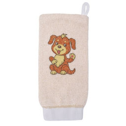 Мочалка детская рукавица из хлопка с рисунком 16333 - Vival фото 10