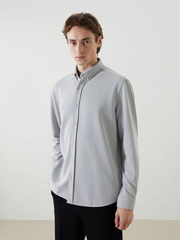 Slim Fit Uzun Kollu Erkek G?mlek