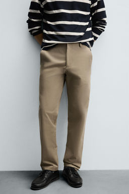 SLIM FIT CHINO TROUSERS - Zara фото 5