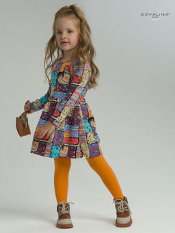 Платье Эля коты в горошек - Sovalina фото 32