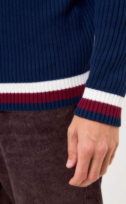 Джемпер Primm P421-15106 темно-синий из хлопка  фото 2