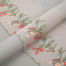 Кружево Gamma сетка 180 мм GCKM-180-03S на бобине 15 м 1 Турция коралловый