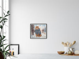 Набор для вышивания PANNA J-7500 Мартовский кот 16 х 16 см