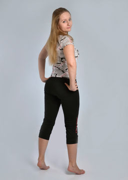 Комплект с бриджами ГАЗЕТА (Черный) - Ивановская трикотажная компания фото 2