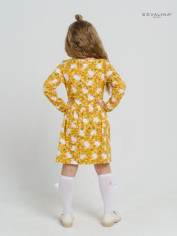Платье Эля кролики на желтом - Sovalina фото 8