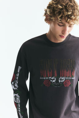 Camiseta de manga larga en algod?n Relaxed Fit - H&m фото 5